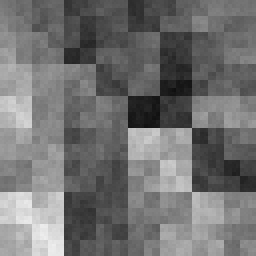 Turbulence pattern with no bilinear interpolation.