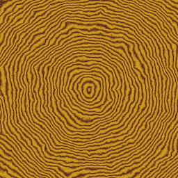 A wood pattern with 25 rings